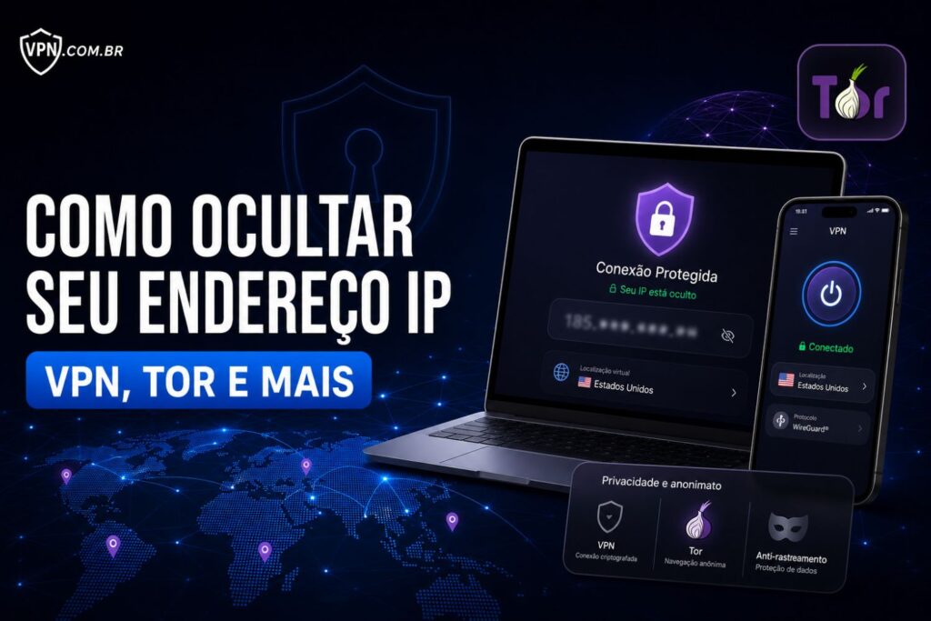 Como ocultar o endereço de IP
